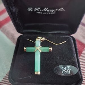 Jade cross from Macys